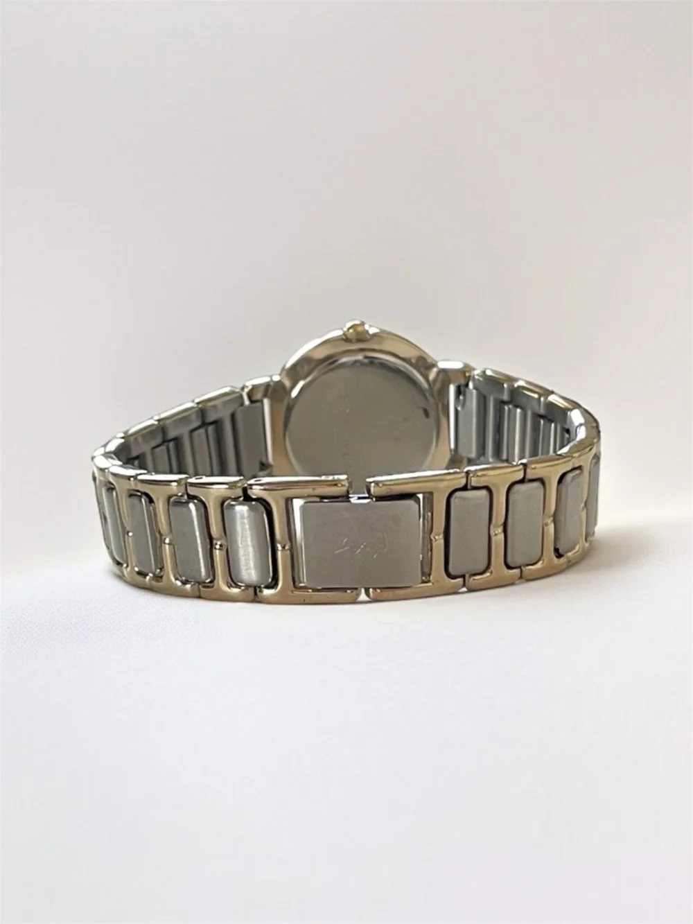 Yves Saint Laurent Two-Tone Gold and Silver Women's Bracelet Watch - Picture 14 of 17